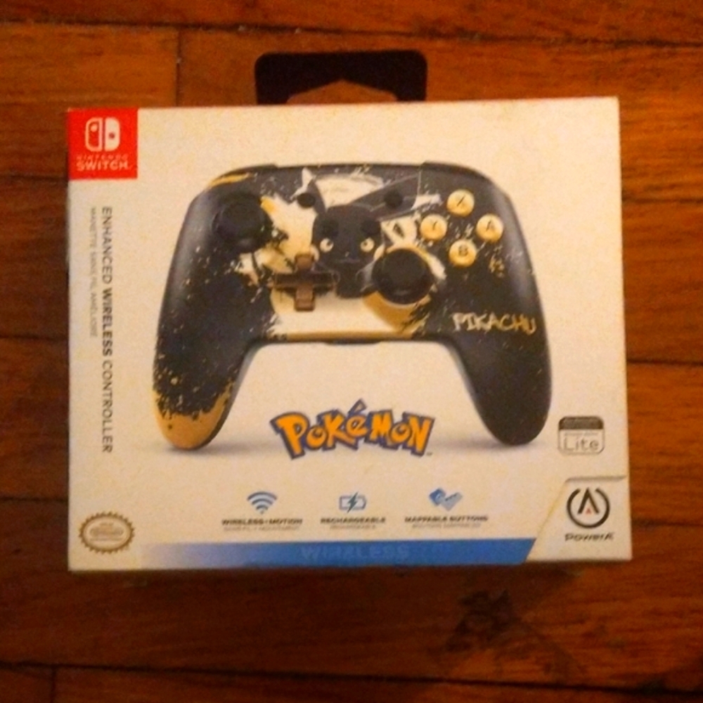 Pikachu Enhanced Wireless Controller for Nintendo Switch - Red White & black